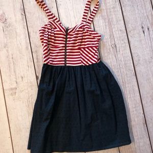 Red white and blue dress